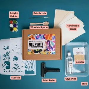 Gel Plate Monoprinting DIY Kit