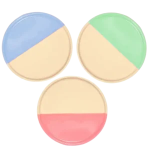 8" Dual Hue Snacks Plate