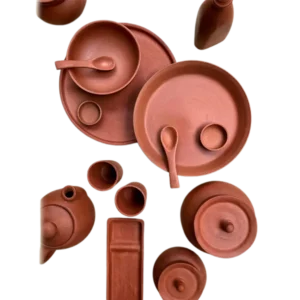 Terracotta w/ Handi/Matki - Dinner Set of 26